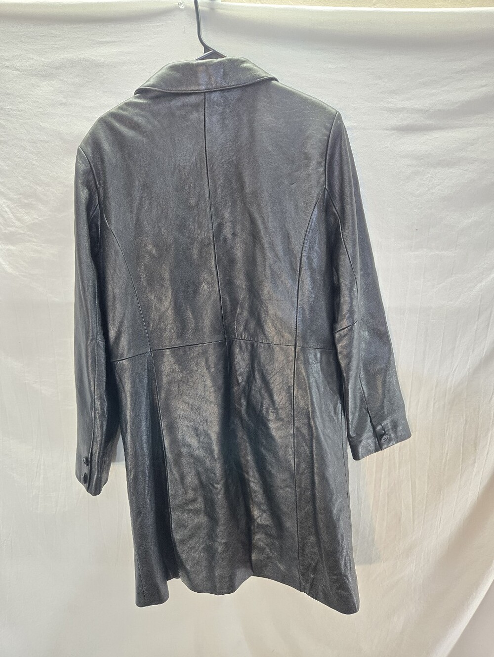 Vintage Lamb Leather Jacket Jonathan Adler Collection Women's Large Buffy Style - Picture 3 of 6